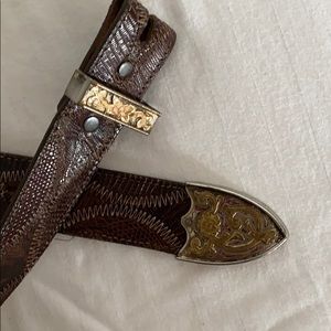 Lizard belt